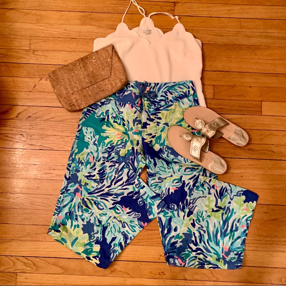 Lilly Pulitzer Galley Linen Pants